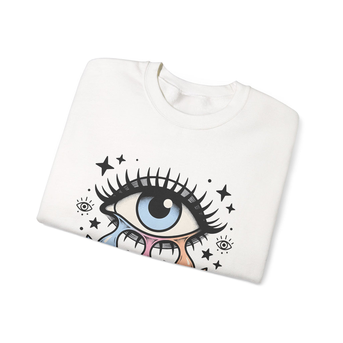 Magical Eye Sweatshirt Boho Chic Meditation Gift Women Tribal Sweatshirt Third Eye Sweatshirt Bohemian Enthusiast Primitive Sweatshirt Mindfulness Graphic