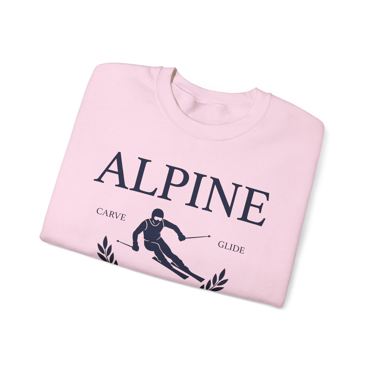 Ski Vector Sweatshirt Skiing Frost Gift Women Line Art Sweatshirt Ski Graphic Sweatshirt Snowboarder Enthusiast Illustration Sweatshirt Frosty Graphic Basic
