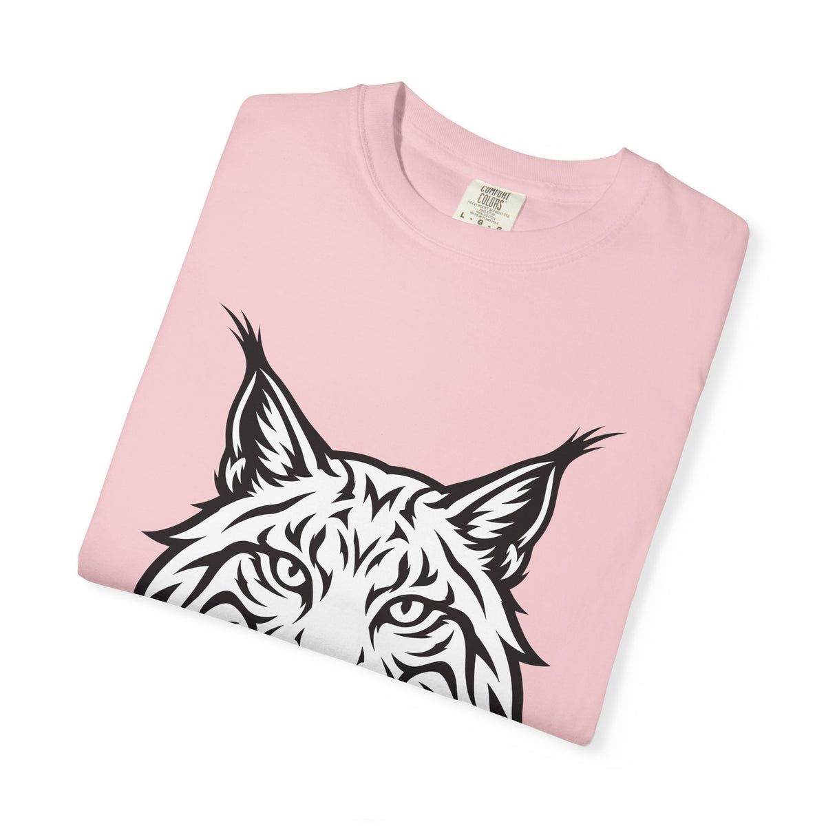 Lynx Head T-Shirt Cat Wildlife Gift Women Bold Line Art T-Shirt Bobcat T-Shirt Cat Fan Line Art T-Shirt Wildlife Graphic Tribal Wildcat T-Shirt