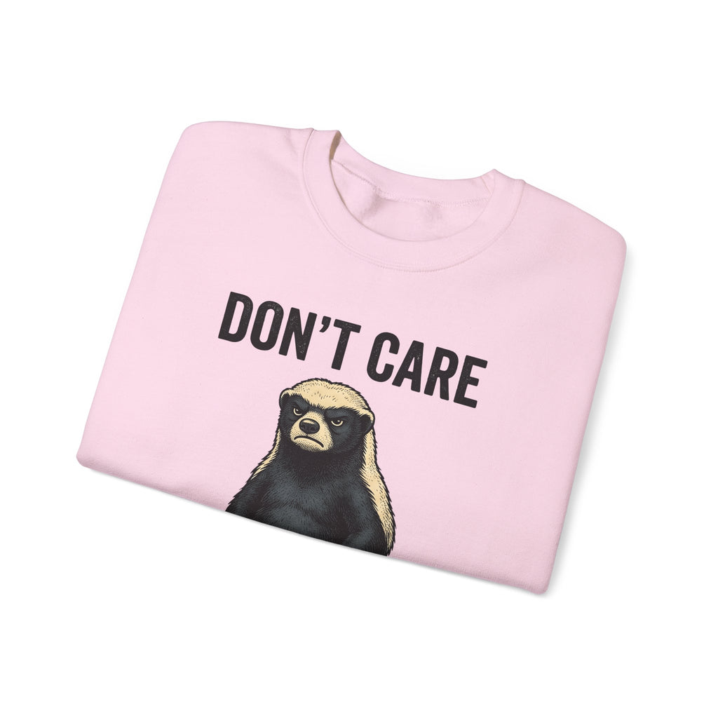 Honey Badger Boots Sweatshirt Cowgirl Wildlife Gift Women Retro Sweatshirt Combat Boots T