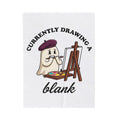 Apparition Illustrator Funny Gift Cartoon Ghost Artist Humor Fan Comic Visual Blanket