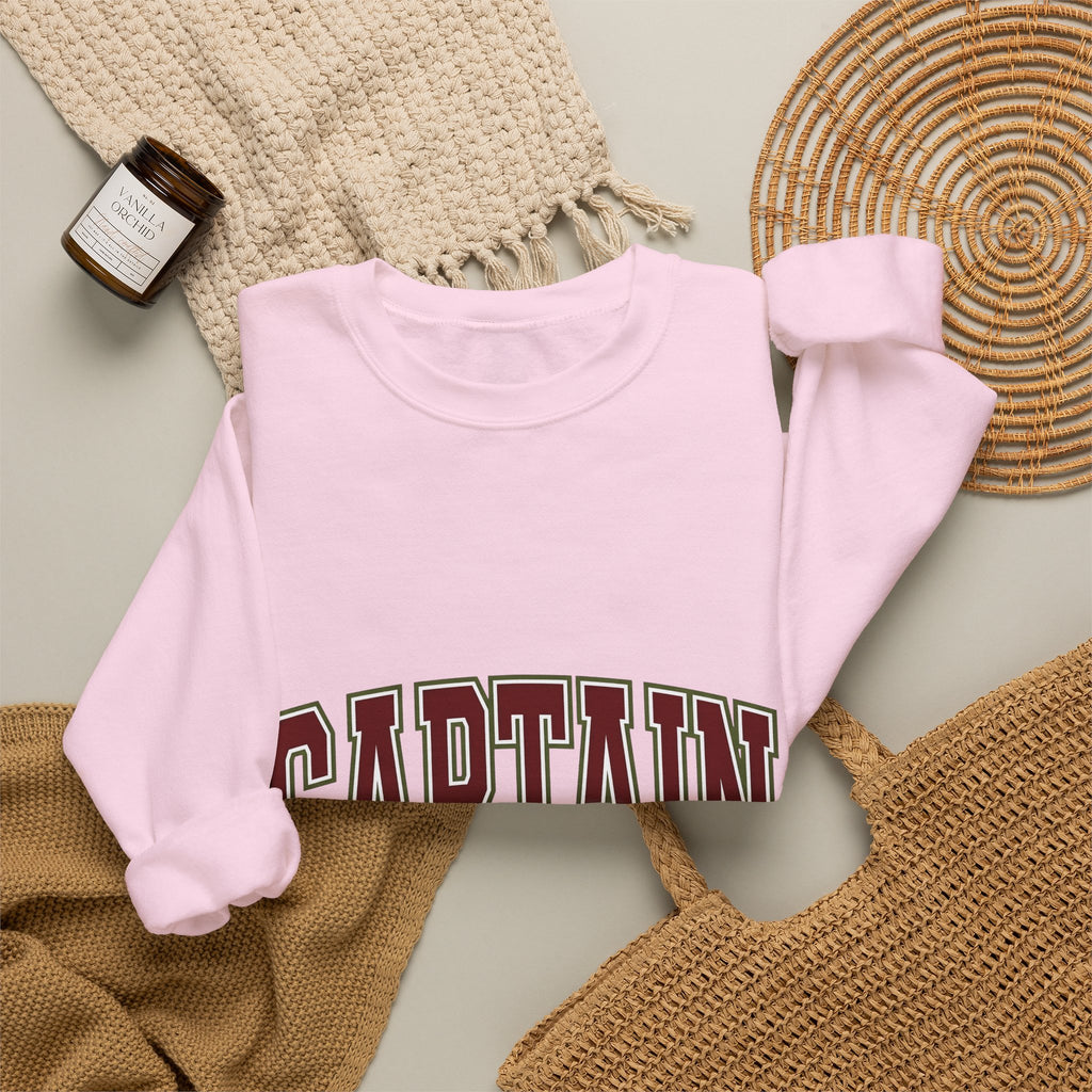 College Lettering Sweatshirt Sports Club Gift Women Strong Sweatshirt University Lettering T-Sh