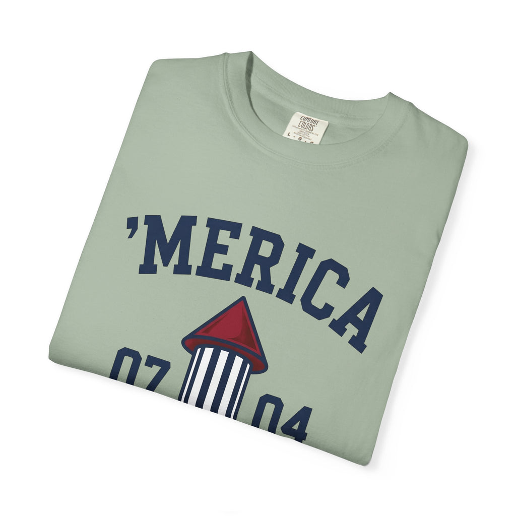 Firework Rocket 4Th Of July Celebration Gift Colorful Fireworks Independence Day Fan Vibrant Party T-Shirt