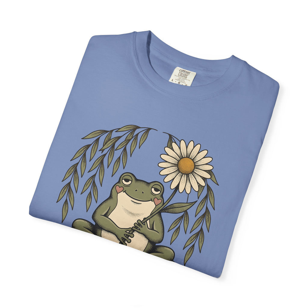 Frog Flower Cute Animal Gift Boho Toad T T-Shirt