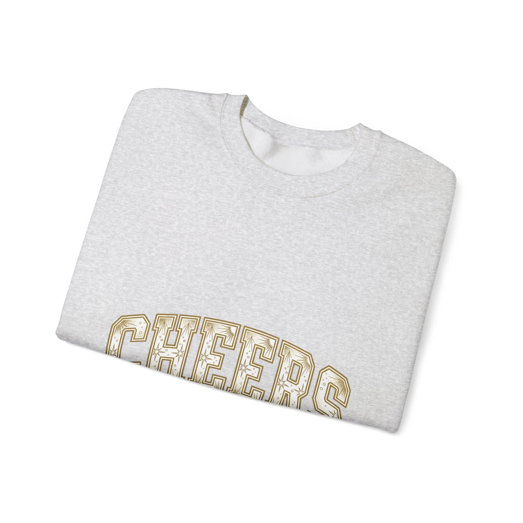 Festive Lettering Holiday Gathering Gift Cheerful Typography Christmas Fan Hand Lettering Party Sweatshirt