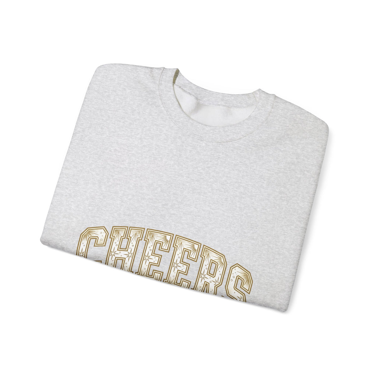 Festive Lettering Holiday Gathering Gift Cheerful Typography Christmas Fan Hand Lettering Party Sweatshirt