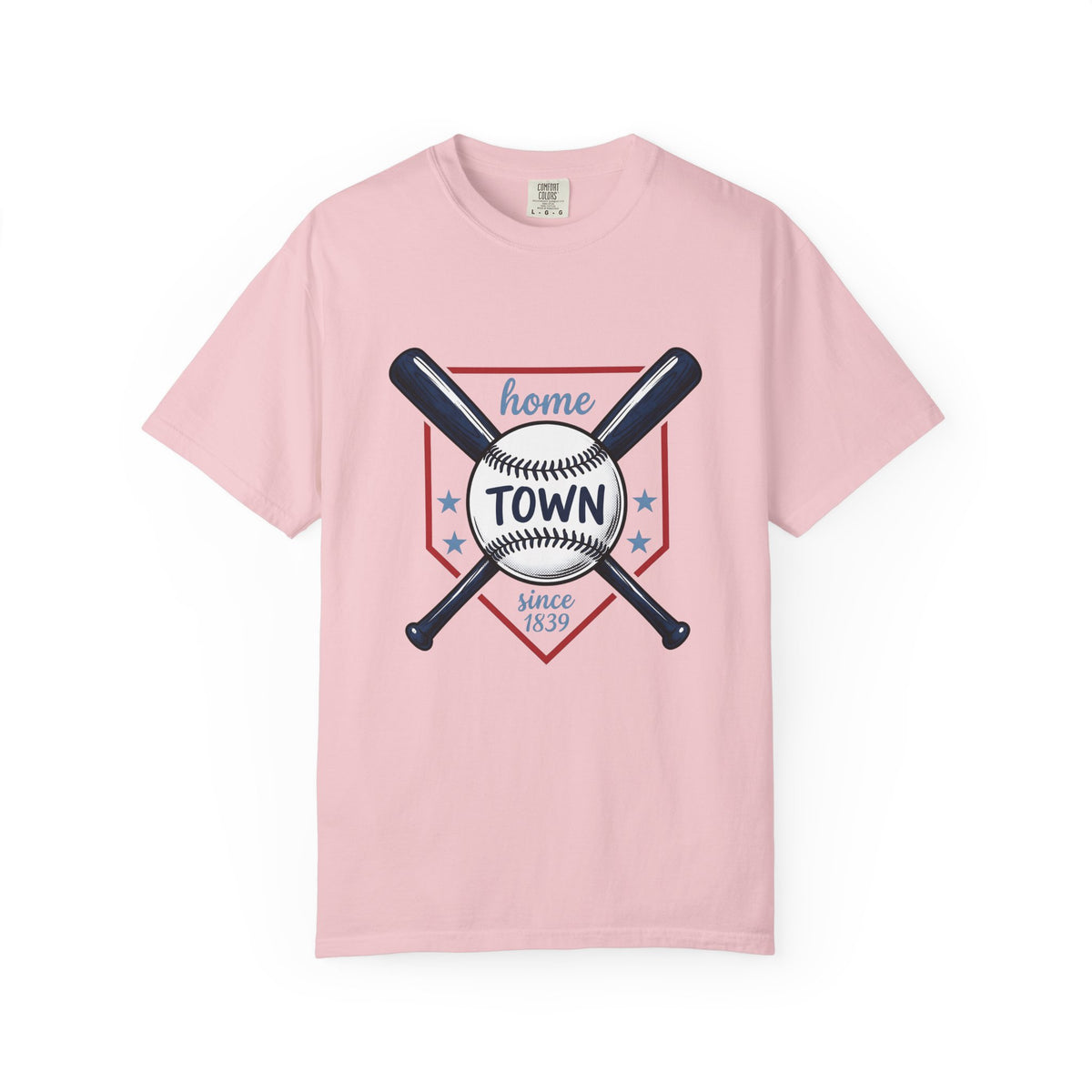 Baseball Graphic T-Shirt America/4th Of July Sports Gift Women Vintage T-Shirt Baseball T-Shirt Patriot Fan Distressed T-Shirt Athletic Graphic