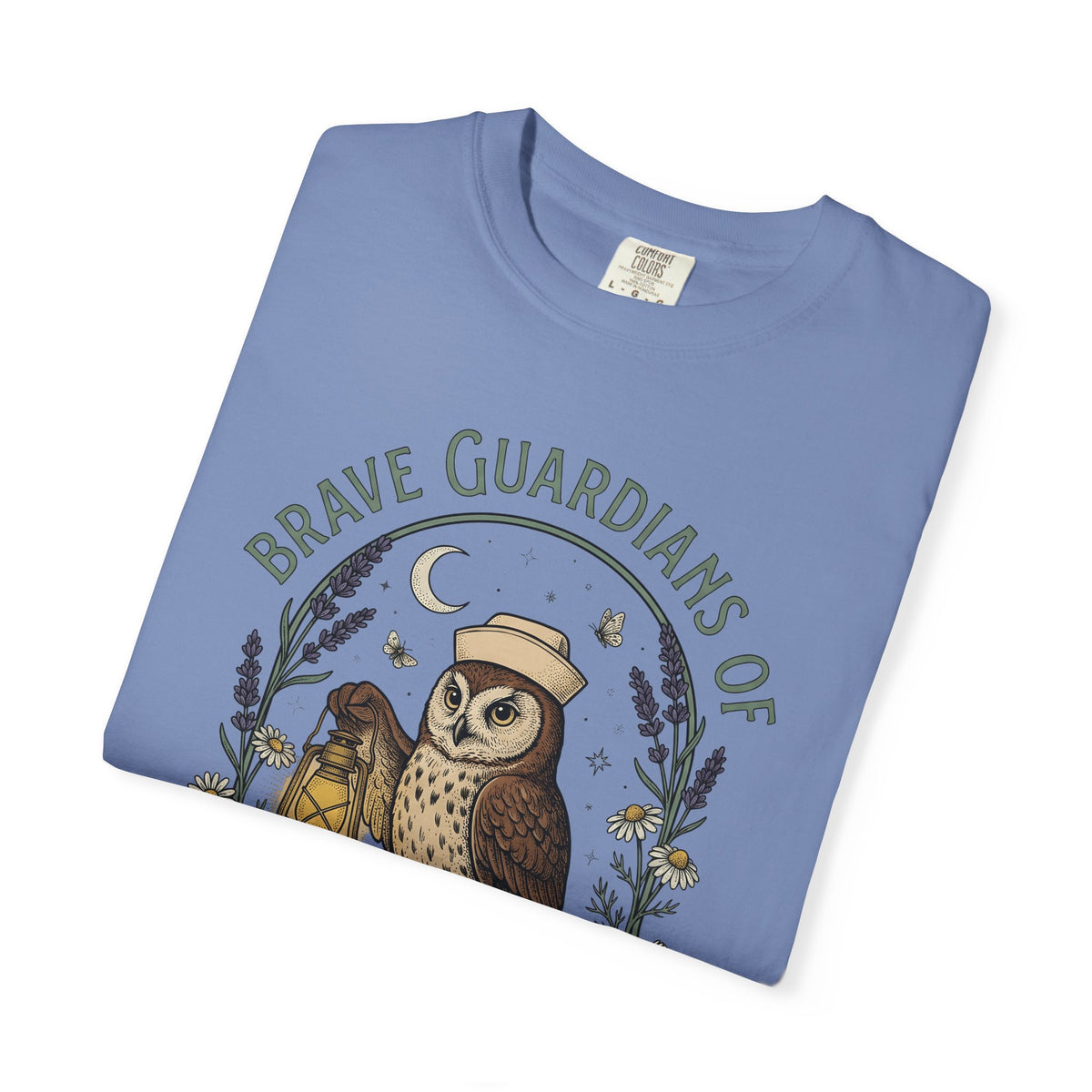 Nursing Owl T-Shirt Nurses Gratitude Gift Women Retro T-Shirt Owl T-Shirt Nurse Enthusiast Vintage T-Shirt Appreciation Graphic Sketch Torch T-Shirt