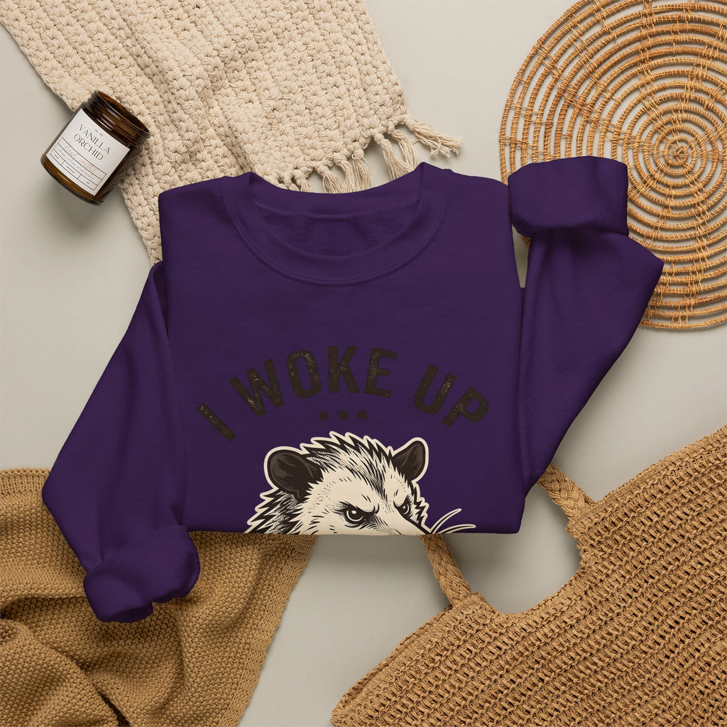 Opossum Coffee Sweatshirt Possum Espresso Gift Women Comic Sweatshirt Coffee Sweatshirt Opossum Enthusiast Cartoon Sweatshirt Coffee Graphic Retro Cup Sweatshirt