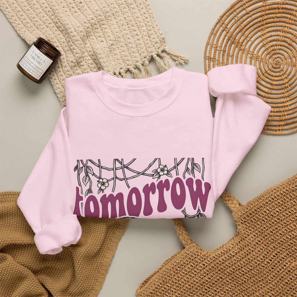 Sloth Drawing Sweatshirt Funny Beast Gift Women Cartoon Sweatshirt Sloth Sweatshirt Humor Fan Comic Sweatshirt Monster Graphic Doodle Plant Vines Sweatshirt
