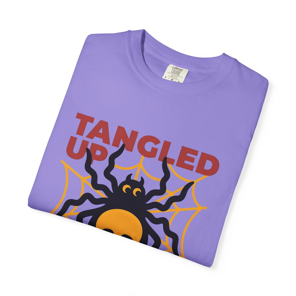 Spider Head T-Shirt Halloween Horror Gift Women Graphic Design T-Shirt Arachnid T-Shirt Spooky Fan Macabre Graphic T-Shirt Vintage Spider Web