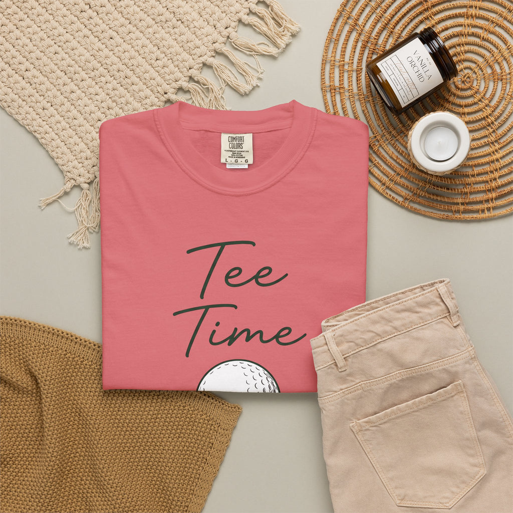 Golf Ball Golf Hiking Gift Flat Golf Golfing Fan Simple T-Shirt