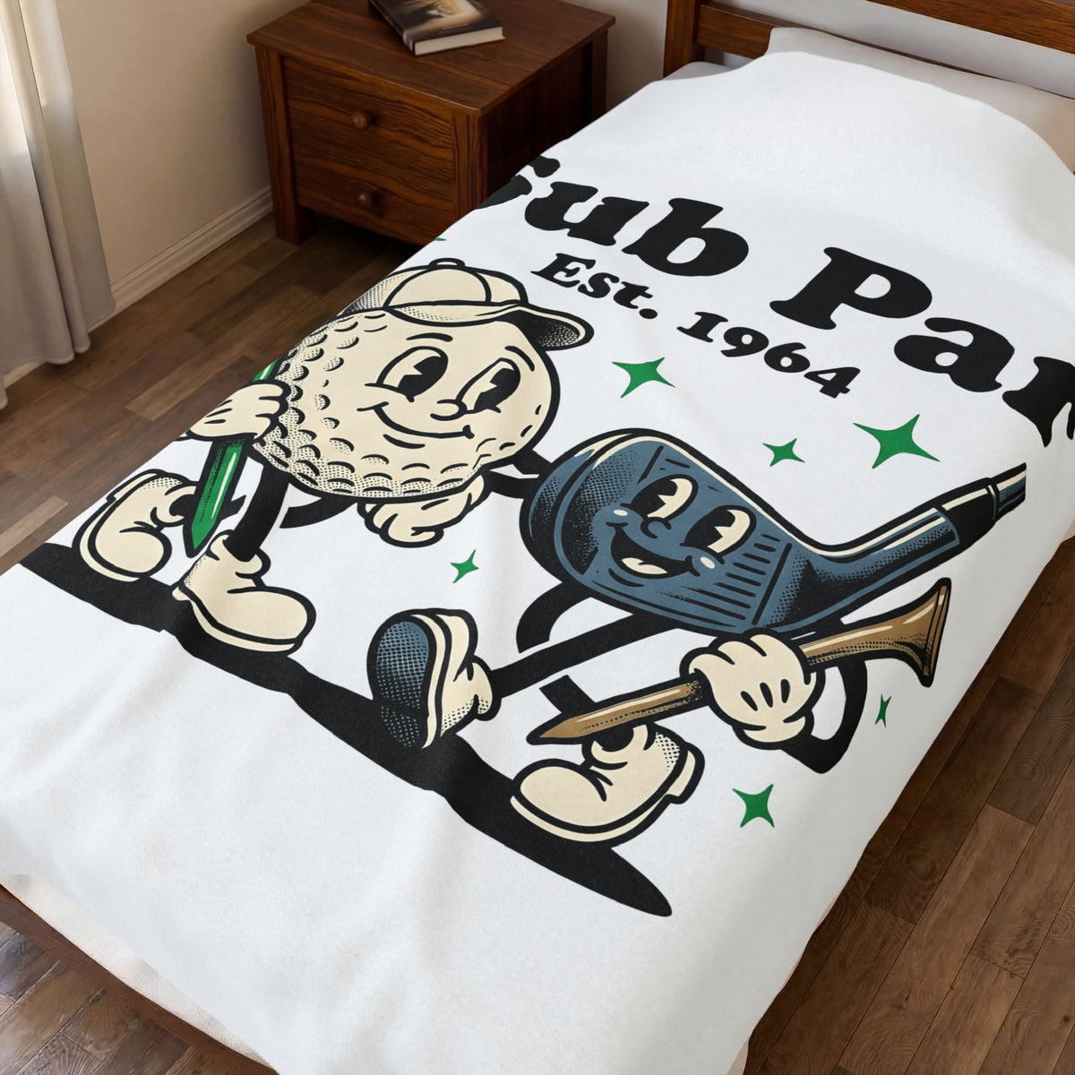 Golf Cartoon Blanket Golf Humor Gift Women Vintage Blanket Cartoon Character T-Sh