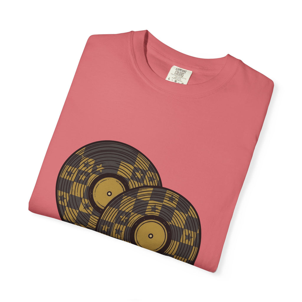 Record Albums T-Shirt Mom Instruments Gift Women Old School T-Shirt Vinyl Records T-Shirt