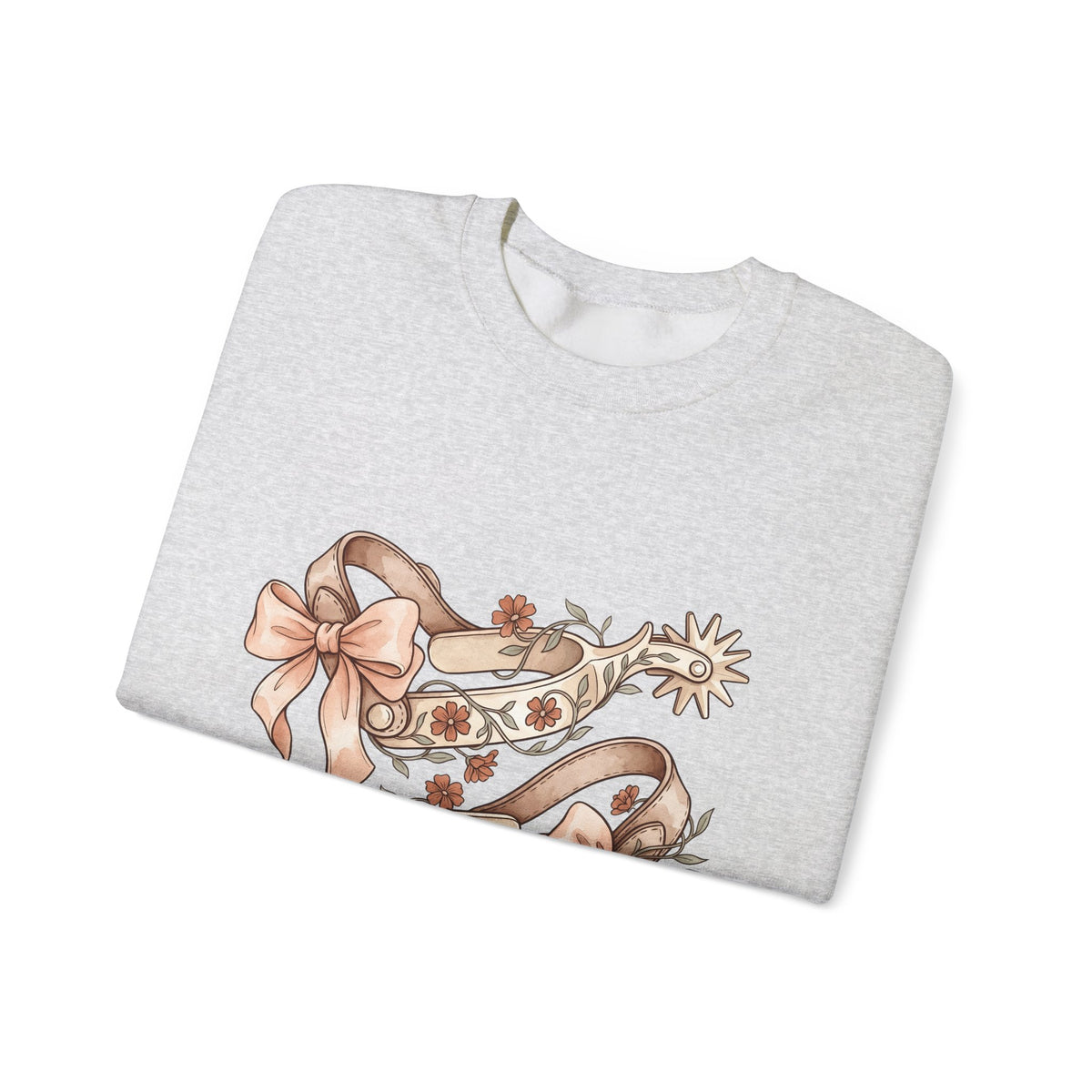 Rodeo Spurs Sweatshirt Cowgirl Cowboy Gift Women Tribal Sweatshirt Spur Sweatshirt Cowgirl Fan Rodeo Graphic Cowhand Graphic Farmhouse Blossom Sweatshirt