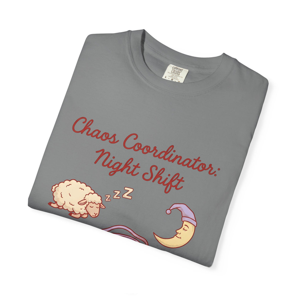 Sleep Items Print T-Shirt Moms Sleepytime Gift Women Line Art T-Shirt Bedtime T-Shirt Motherhood Enthusiast Illustration Design Slumber Graphic