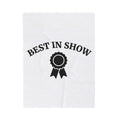 Award Ribbon Blanket Dog Competition Gift Women Minimalist Blanket Rosette Blanket Dog Fan Simple Blanket Championship Graphic Retro Badge Blanket