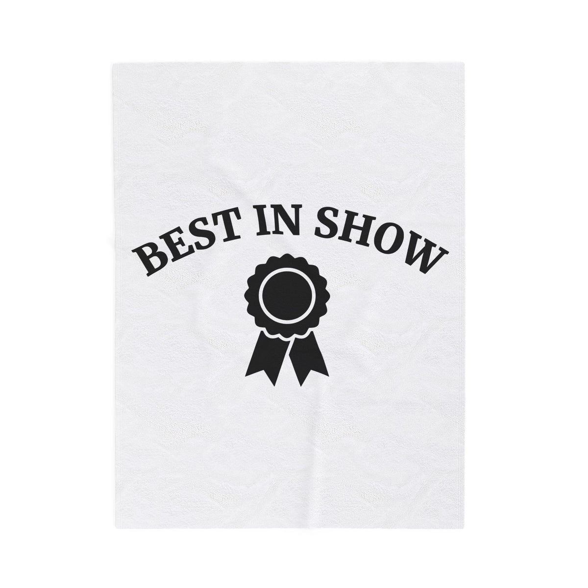 Award Ribbon Blanket Dog Competition Gift Women Minimalist Blanket Rosette Blanket Dog Fan Simple Blanket Championship Graphic Retro Badge Blanket