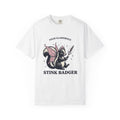 Fairy Skunk T-Shirt Cute Wildlife Gift Women Playful T-Shirt Skunk T-Shirt Adorable Fan Whimsy Graphic T-Shirt Retro Tiara T-Shirt