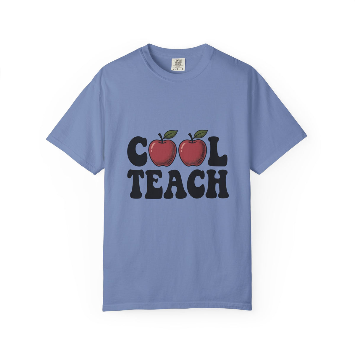 Apple Illustration T-Shirt Teacher Gratitude Gift Women Retro T-Shirt Fruit T-Shirt Educator Enthusiast Vintage T-Shirt Appreciation Graphic