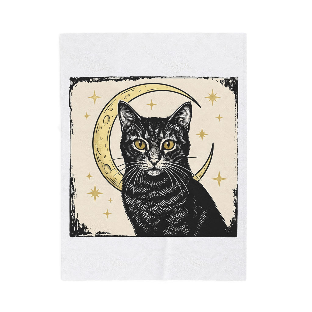 Dark Cat Cat Horoscope Gift Hippie Kitten T Sh Blanket