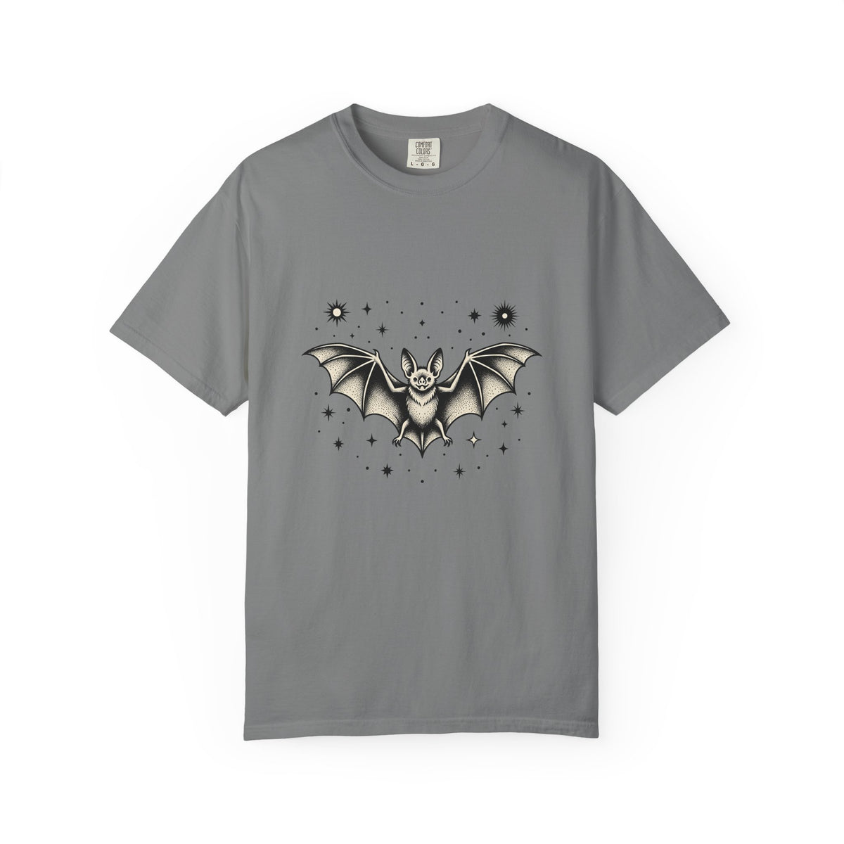 Bat Clipart T-Shirt Cottagecore Dark Art Gift Women Old School T-Shirt Flying Bat T-Shirt Cottage Fan Retro T-Shirt Gothic Graphic Doodle Twinkle
