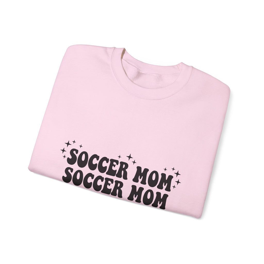 Soccer Mom Sweatshirt Moms Sports Gift Women Groovy Sweatshirt Football Mom Sweatshirt Mother Fan Athletic Graphic Soccer Graphic Retro Stars Sweatshirt