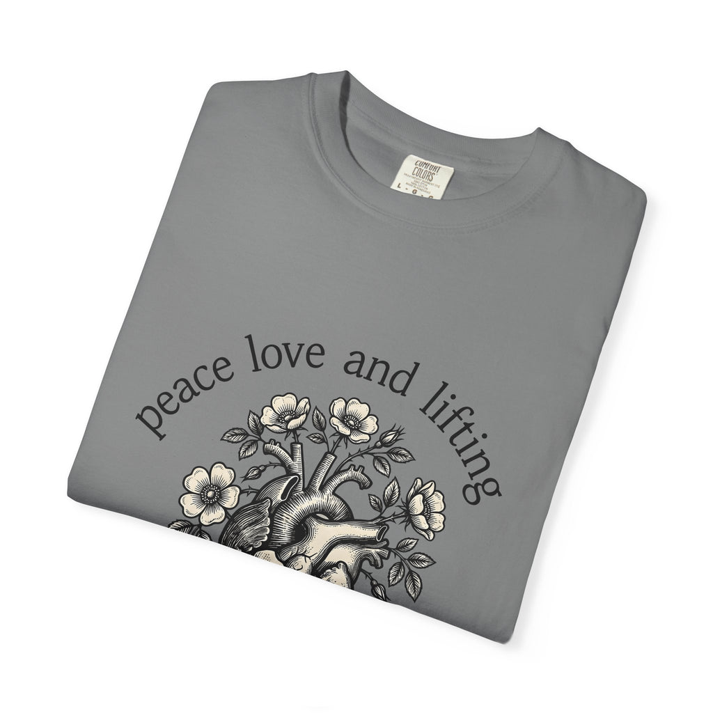 Heart Anatomy Flowers T-Shirt Fitness Exercise Gift Women Garden T-Shirt Heart T-Shirt Athlete Enthusiast Botanical T-Shirt Workout Graphic Classic