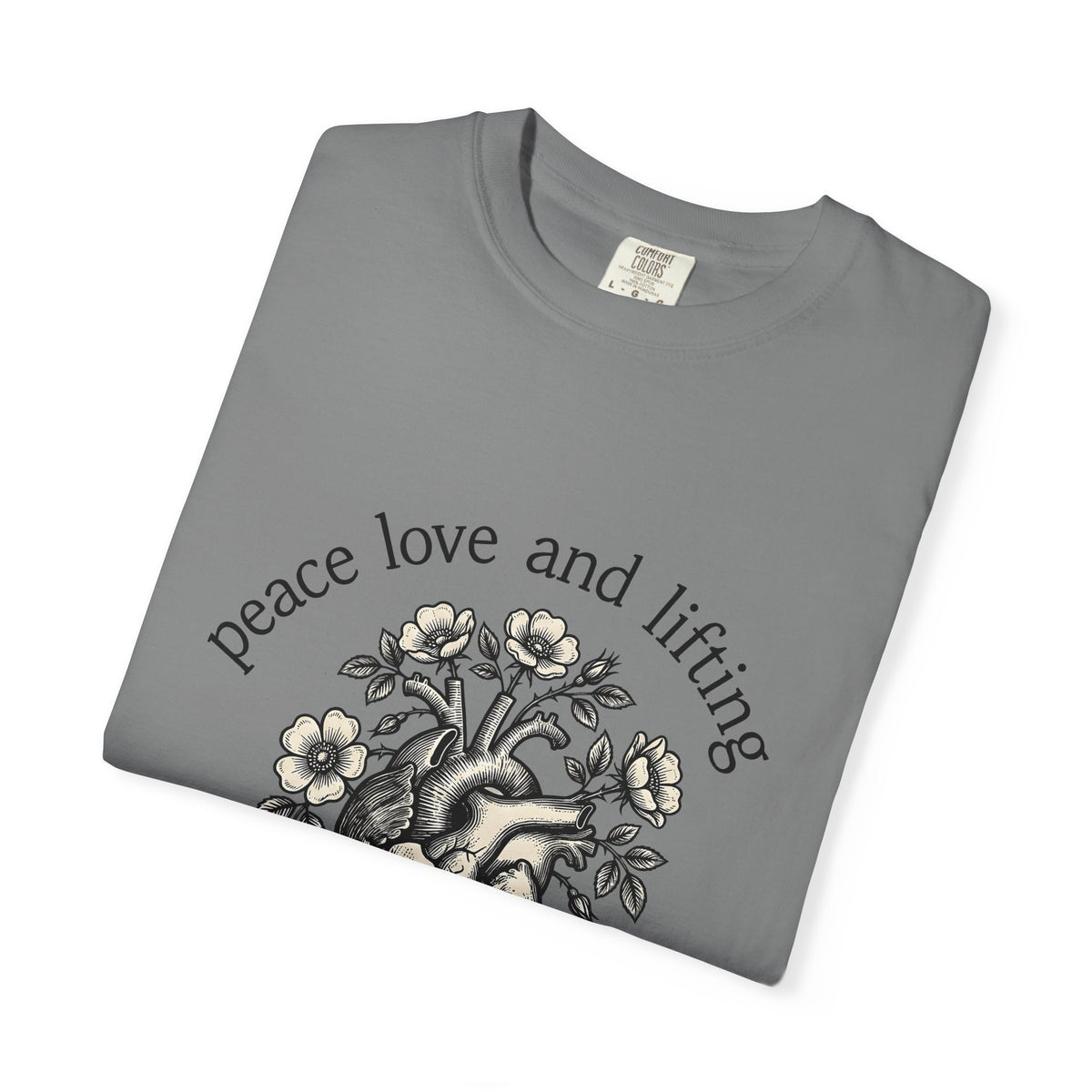Heart Anatomy Flowers T-Shirt Fitness Exercise Gift Women Garden T-Shirt Heart T-Shirt Athlete Enthusiast Botanical T-Shirt Workout Graphic Classic