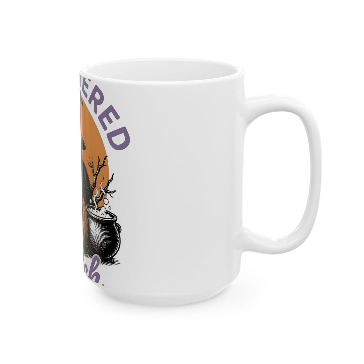 Black Cat Witch Hat Halloween Animal Gift Cartoon Witch Hat Halloween Fan Cat Minimalist Mug
