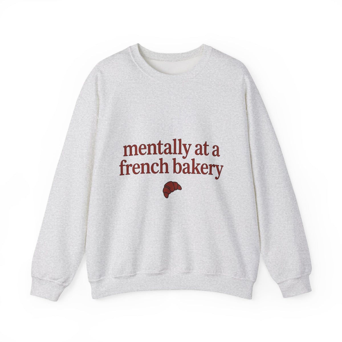 Croissant Drawing Sweatshirt Desserts Snack Gift Women Line Art Sweatshirt Pastry Sweatshirt Dessert Fan Minimalist Sweatshirt Munchie Graphic Hand Drawn Baked
