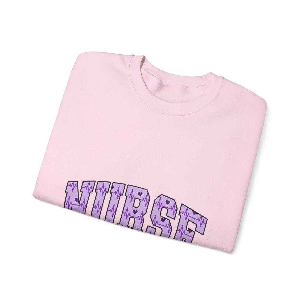 Heartbeat Pattern Sweatshirt Nurse Medical Gift Women Bold Sweatshirt Pulse Sweatshirt Healthcare Enthusiast Graphic Sweatshirt Medical Illustration Doctor