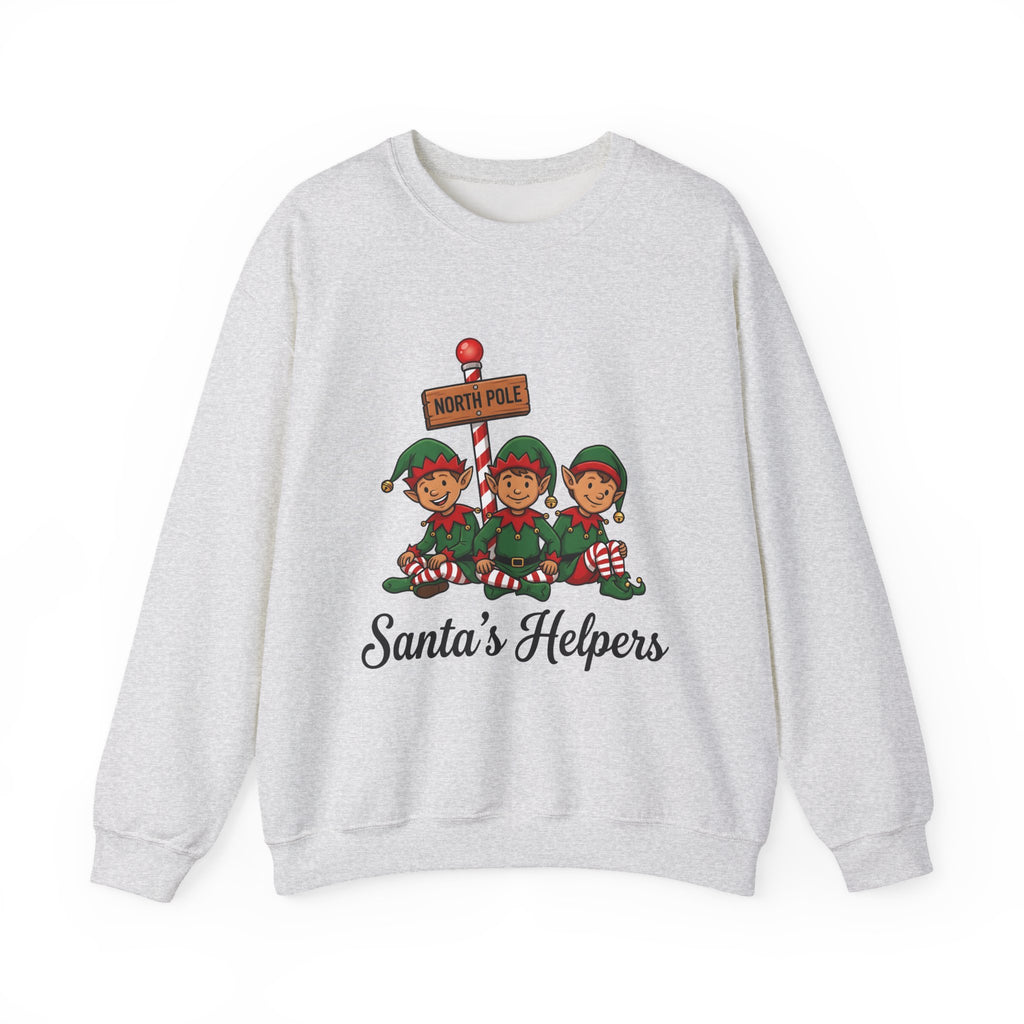 Holiday Elves Sweatshirt Christmas Relatives Gift Women Comic Sweatshirt Elf Sweatshirt Christmas Fan Cartoon Sweatshirt Family Graphic Retro Polar Sign Sweatshirt