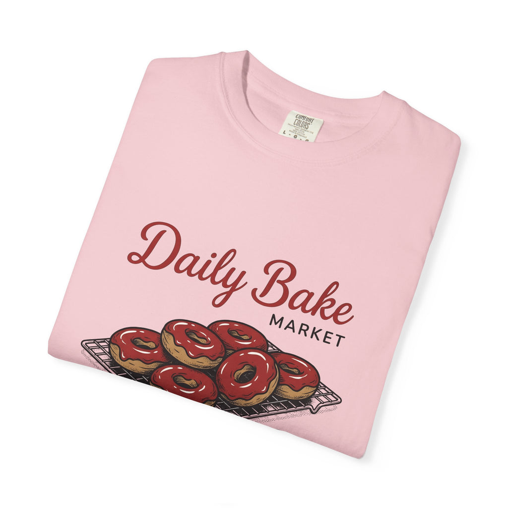 Doughnut Pile Desserts Pastry Gift Retro Donut Sweets Fan Vintage Bakery Sketch Wire Rack T-Shirt