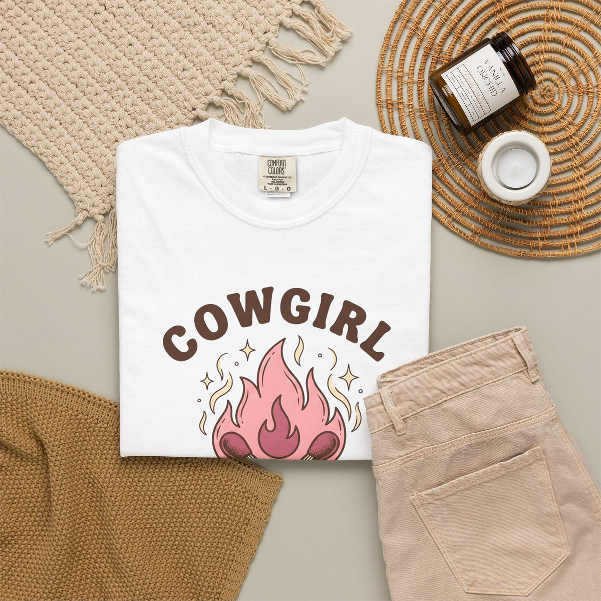 Lit Matches T-Shirt Cowgirl Cowboy Gear Gift Women Tribal T-Shirt Matches T-Shirt Rodeo Fan Primitive T-Shirt Western Graphic Classic Glitter