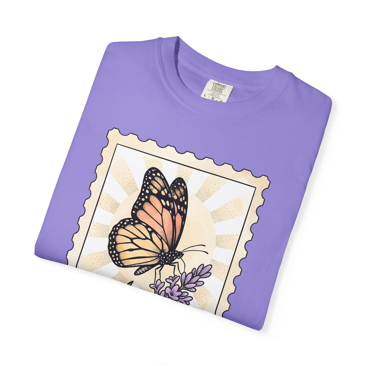 Moth Flower Butterfly Plant Gift Hippie Flower Butterfly Enthusiast Bohemian Floral Classic T-Shirt