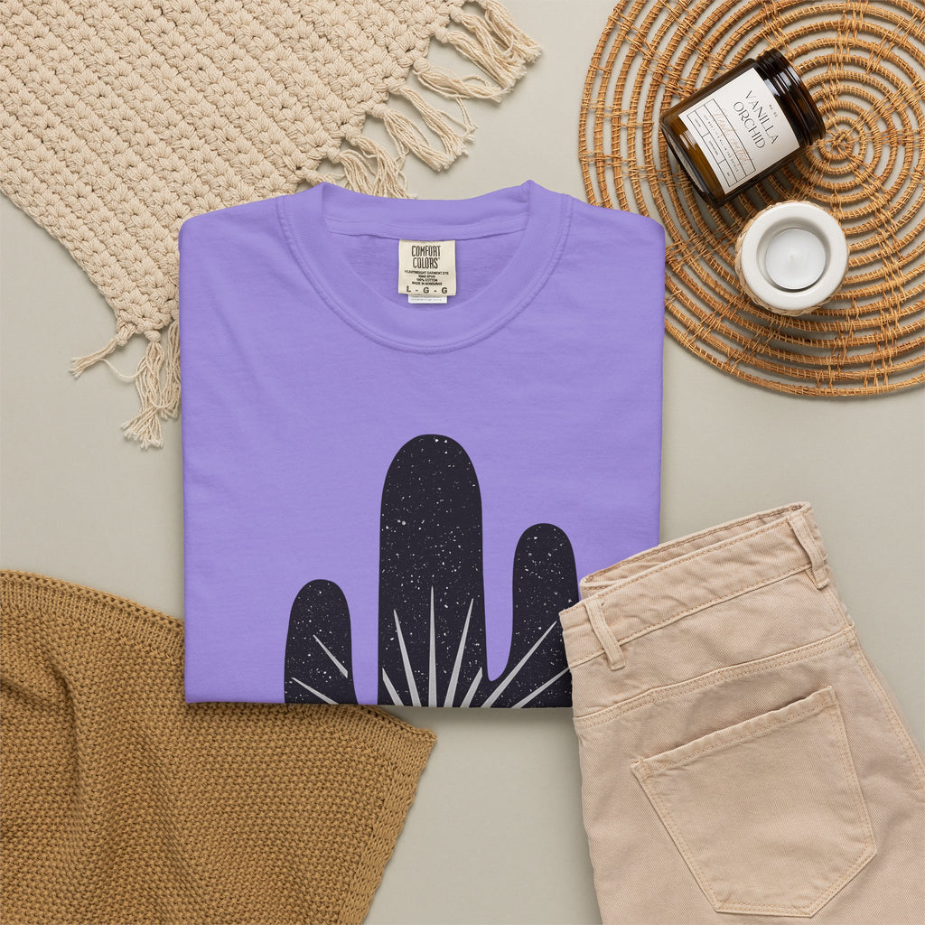 Prickly Pear Drawing T-Shirt Cowgirl Cowboy Gear Gift Women Tribal T-Shirt Cactus T-Shirt Rodeo Fan Western T-Shirt Cowboy Graphic Old School