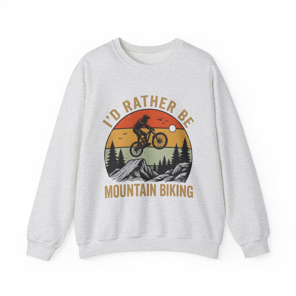 Mountain Biker Sweatshirt Mountain Biking Adventure Gift Women Vintage Sweatshirt Bmx Rider Sweatshirt Mountain Biking Enthusiast Retro Sweatshirt Exploration