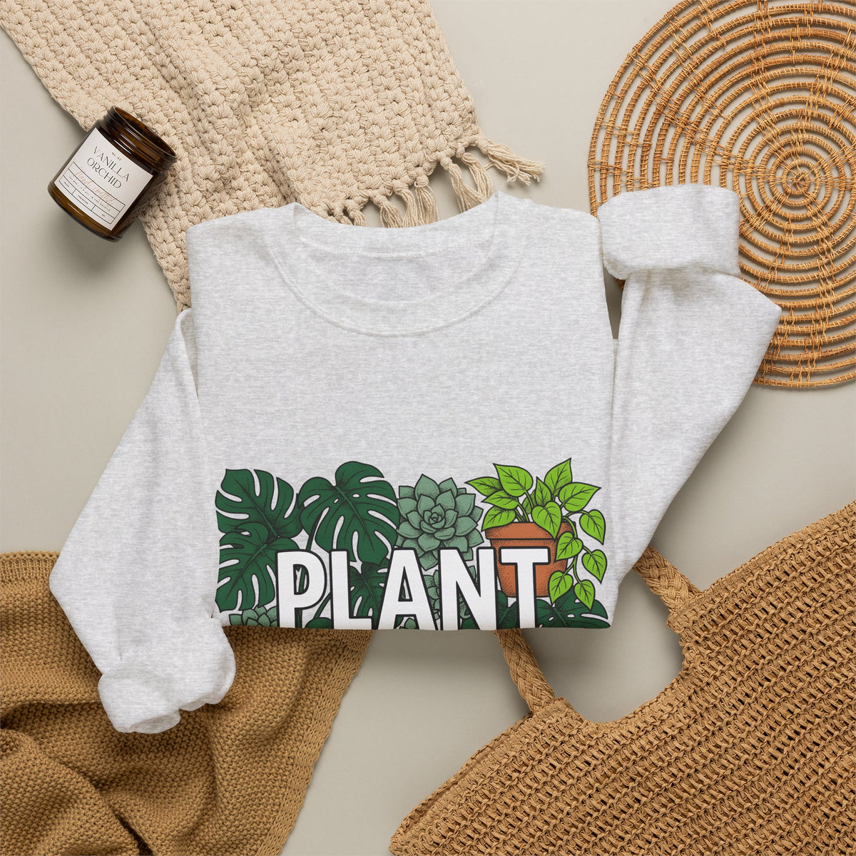 Indoor Plants Sweatshirt Plant Mom Garden Gift Women Modern Sweatshirt Houseplants Sweatshirt Plant Lady Enthusiast Contemporary Sweatshirt Gardening Graphic