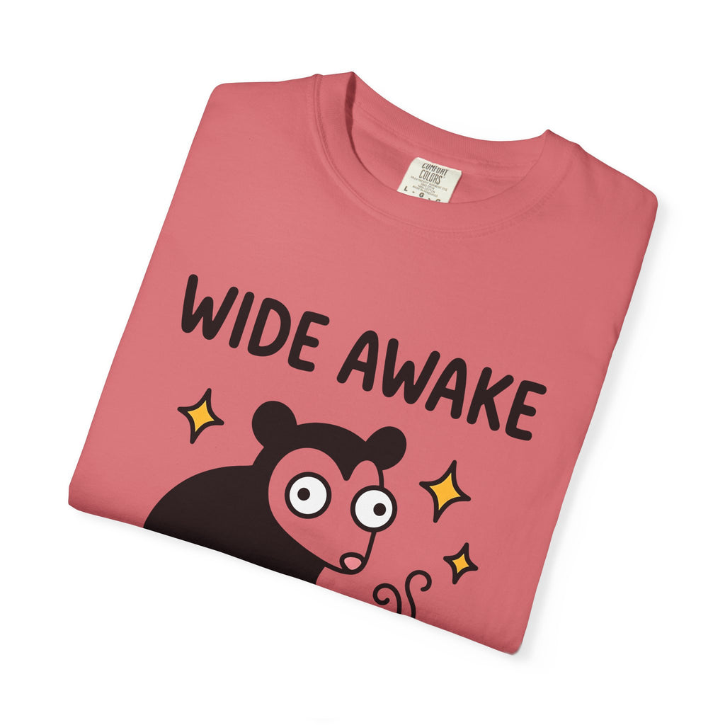 Opossum Espresso T-Shirt Coffee Pet Gift Women Illustration T-Shirt Espresso T-Shirt Coffee Fan Animal Graphic Cat Design Line Art Twinkles T-Shirt