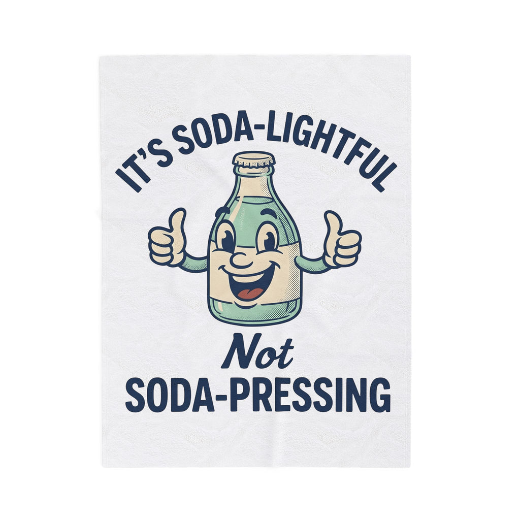 Soda Pop Bottle Blanket Drinks Funny Gift Women Animated Blanket Soda Bottle Blanket Beverage Fan Cartoon Blanket Humor Graphic Classic Hand Thumbs