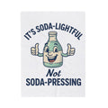 Soda Pop Bottle Blanket Drinks Funny Gift Women Animated Blanket Soda Bottle Blanket Beverage Fan Cartoon Blanket Humor Graphic Classic Hand Thumbs