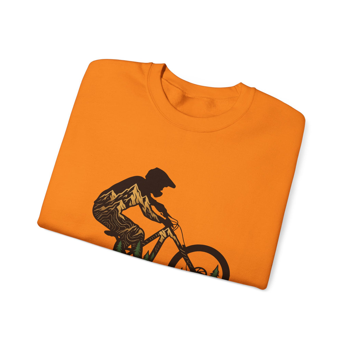 Bike Rider Sweatshirt Sports & Activities Camping Gift Women Exploration Sweatshirt Cyclist Sweatshirt Athlete Enthusiast Abstract Sweatshirt Outdoor Graphic