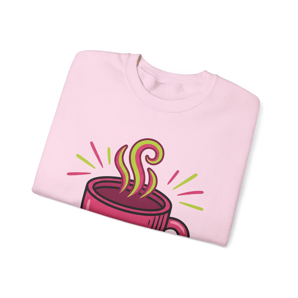 Coffee Cup Sweatshirt Coffee Brunch Gift Women Vintage Sweatshirt Sweatshirt Sweatshirt Coffee Fan Coffee Cup Sweatshirt Breakfast Graphic Comic Star Shape Sweatshirt