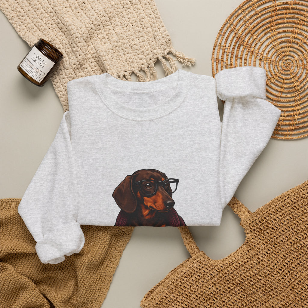 Dachshund Sweatshirt Dog Paperback Gift Women Animated Sweatshirt Wiener Dog Sweatshirt Dog Fan Doxie Sweatshirt Novelty Graphic Classic Literature Sweatshirt