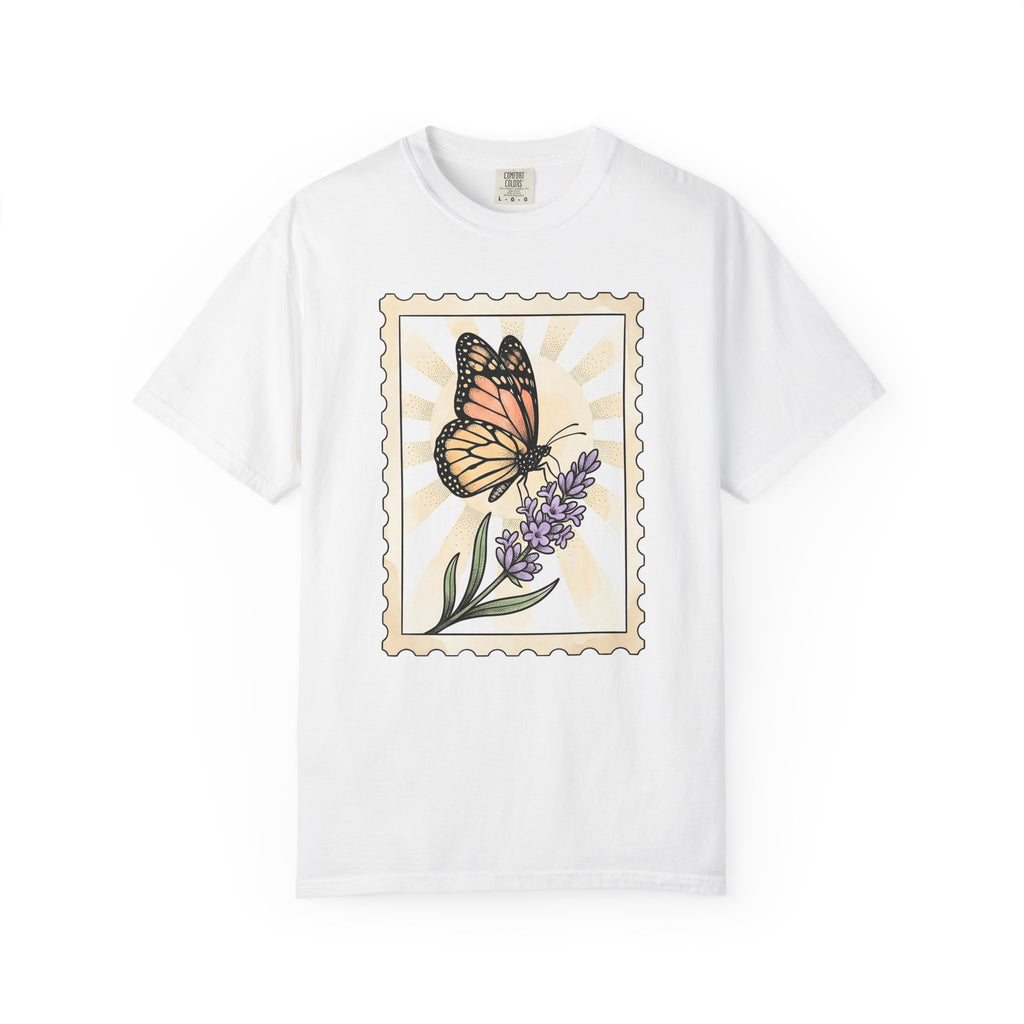 Moth Flower Butterfly Plant Gift Hippie Flower Butterfly Enthusiast Bohemian Floral Classic T-Shirt