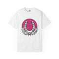 Horseshoe Blossom T-Shirt Cowgirl Ranch Gift Women Hippie T-Shirt Texas Wildflower T-Shirt Rodeo Fan Western T-Shirt Farm Graphic Antique Twinkle
