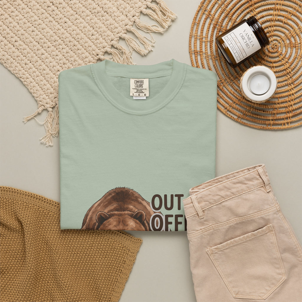 Brown Bear T-Shirt Bear Pet Gift Women Sketch T-Shirt Grizzly T-Shirt Bear Fan Ursine T-Shirt Animal Graphic Comic Sleep T-Shirt