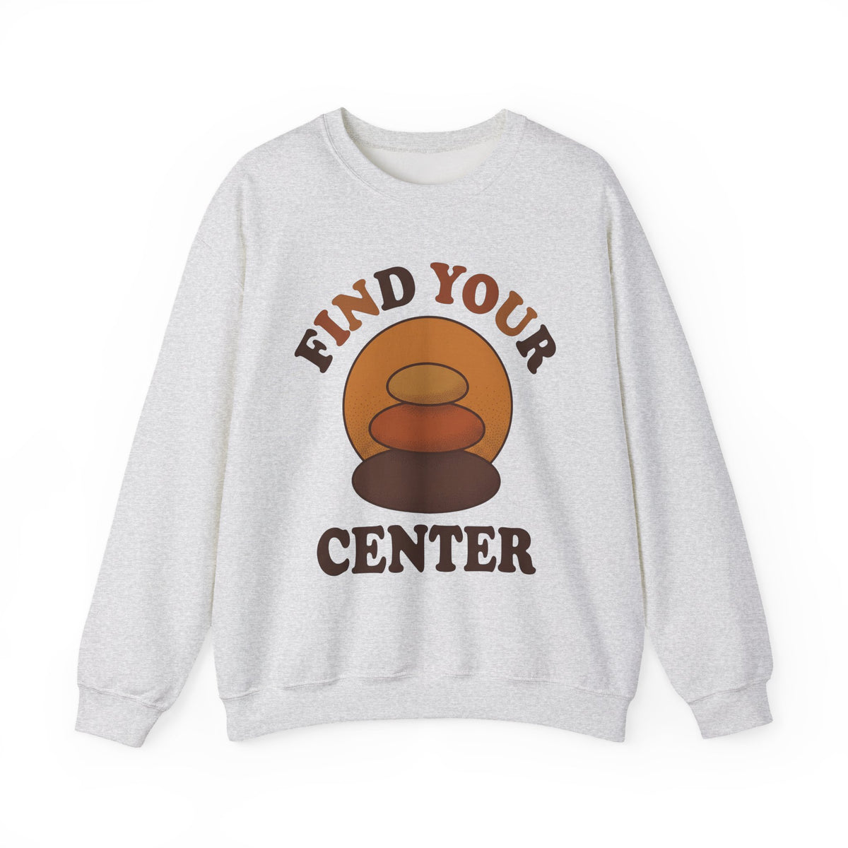 Cairn Stack Sweatshirt Sports Selfcare Gift Women Tribal Sweatshirt Rock Pile Sweatshirt Athlete Fan Stone Sweatshirt Wellness Graphic Hand Drawn Sunshine
