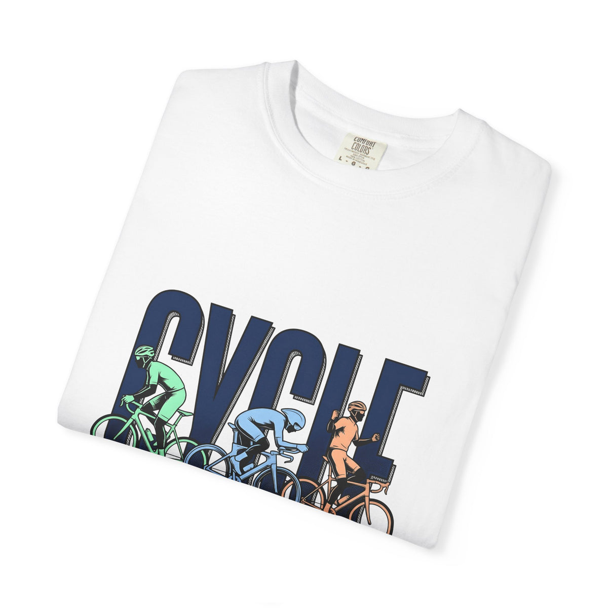 Cyclist Cycling Fitness Gift Bold Biker Cyclist Enthusiast Workout Retro Race T-Shirt